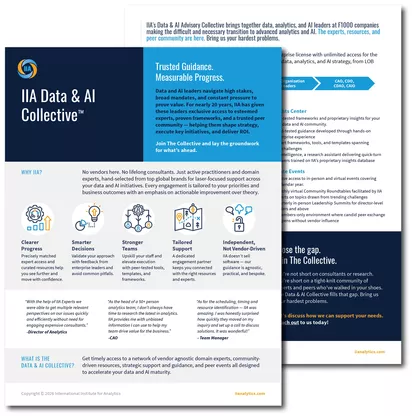 IIA Data and AI Collective Brochure
