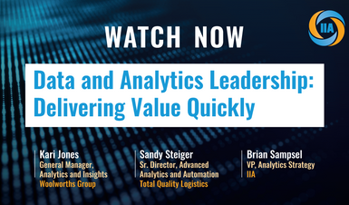 Data analytics leadership delivering value quickly webinar 1000px watch