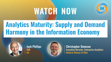 Analytics Maturity Supply Demand Harmony Information Economy webinar 1000px watch