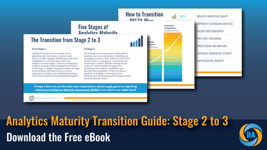 Analytics maturity transition guide stage 2 stage 3 ebook 1000px