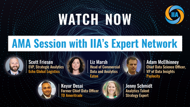 Unlocking Enterprise Analytics and AI AMA Session with II As Expert Network webinar 1000px watch hs all